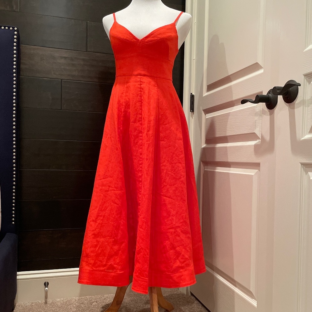 NWOT ZIMMERMAN Linen WONDERLAND PICNIC DRESS